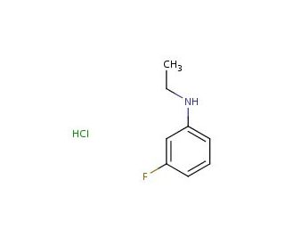 N-ethyl-3-fluoroaniline hydrochloride - chemical structure image