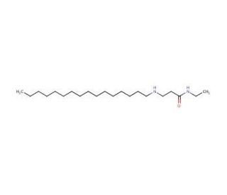 N-Ethyl-3-(hexadecylamino)propanamide - chemical structure image