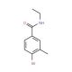 N-Ethyl 4-bromo-3-methylbenzamide (CAS 1020252-82-7) - chemical structure image