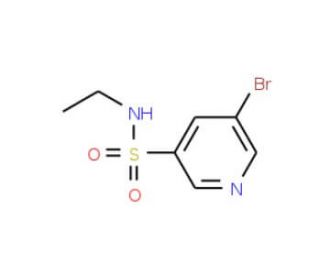 N-Ethyl 5-bromopyridine-3-sulfonamide (CAS 1065074-78-3) - chemical structure image