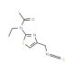N-ethyl-N-[4-(isothiocyanatomethyl)-1,3-thiazol-2-yl]acetamide - chemical structure image