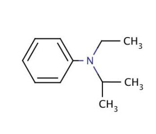 N-Ethyl-N-isopropylaniline (CAS 54813-77-3) - chemical structure image