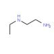 N-Ethylethylenediamine (CAS 110-72-5) - chemical structure image