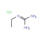 N-Ethylguanidine hydrochloride (CAS 19341-54-9) - chemical structure image