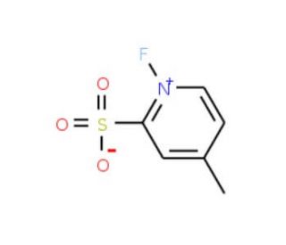 N-Fluoro-4-methylpyridinium-2-sulphonate (CAS 147540-88-3) - chemical structure image