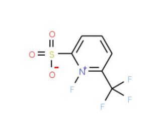 N-Fluoro-6-(trifluoromethyl)pyridinium-2-sulphonate - chemical structure image