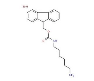 N-Fmoc-1,6-hexanediamine hydrobromide (CAS 352351-56-5) - chemical structure image