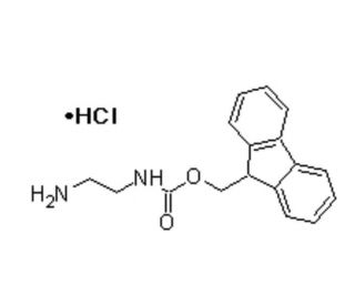 N-FMOC-ethylenediamine hydrochloride (CAS 166410-32-8) - chemical structure image