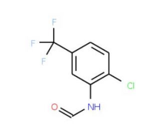 N-Formyl 2-chloro-5-trifluoromethylaniline (CAS 657-63-6) - chemical structure image