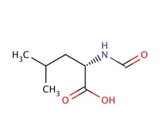 N-Formyl-L-leucine (CAS 6113-61-7) - chemical structure image