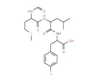 N-Formyl-Met-Leu-p-Iodo-Phe (CAS 105931-59-7) - chemical structure image