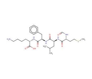 N-Formyl-Met-Leu-Phe-Lys - chemical structure image