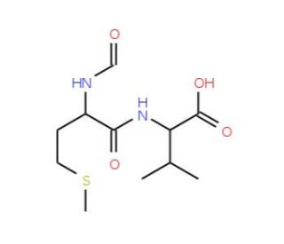 N-Formyl-Met-Val-OH (CAS 29790-45-2) - chemical structure image