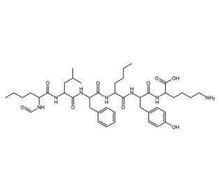 N-Formyl-Nle-Leu-Phe-Nle-Tyr-Lys - chemical structure image