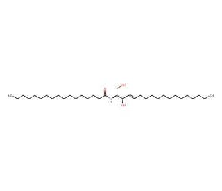 N-Heptadecanoyl-D-erythro-sphingosine (CAS 67492-16-4) - chemical structure image