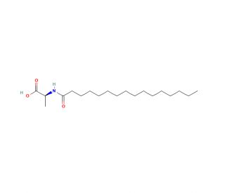 N-Hexadecanoyl-alanine - chemical structure image