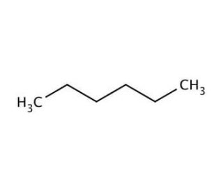 n-Hexane (CAS 110-54-3) - chemical structure image