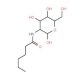 N-Hexanoyl-D-glucosamine (CAS 19817-88-0) - chemical structure image