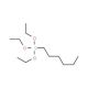 n-Hexyltriethoxysilane (CAS 18166-37-5) - chemical structure image
