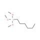 n-Hexyltrimethoxysilane (CAS 3069-19-0) - chemical structure image