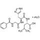 N-Hippuryl-His-Leu (CAS 207386-83-2) - chemical structure image