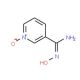 N-Hydroxy-1-oxy-nicotinamidine (CAS 92757-16-9) - chemical structure image