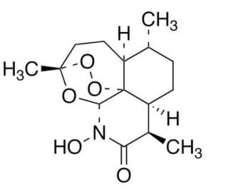 N-Hydroxy-11-azaartemisinin (CAS 1086409-82-6) - chemical structure image