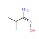 N-Hydroxy-2-methylpropanimidamide (CAS 35613-84-4) - chemical structure image