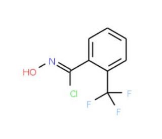 N-Hydroxy-2-(trifluoromethyl)benzenecarboximidoyl chloride (CAS 74467-04-2) - chemical structure image