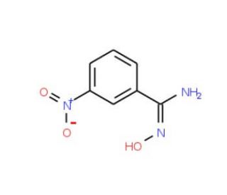 N-Hydroxy-3-nitro-benzamidine (CAS 5023-94-9) - chemical structure image