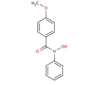 N-Hydroxy-4-methoxy-N-phenylbenzamide - chemical structure image