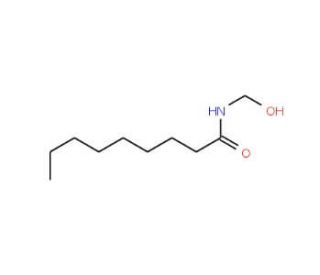 N-(Hydroxymethyl)nonanamide (CAS 130535-83-0) - chemical structure image