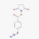 N-Hydroxysuccinimidyl-4-azidobenzoate (CAS 53053-08-0) - chemical structure image