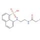 N-(Iodoacetylaminoethyl)-8-Naphthylamine-1-Sulfonic Acid (CAS 36930-64-0) - chemical structure image