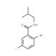 N-Isobutyl 2-bromo-5-fluorobenzamide (CAS 951884-17-6) - chemical structure image