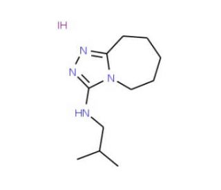 N-isobutyl-6,7,8,9-tetrahydro-5H-[1,2,4]triazolo[4,3-a]azepin-3-amine hydroiodide - chemical structure image