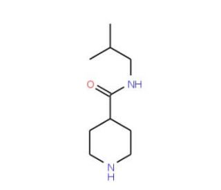 N-isobutylpiperidine-4-carboxamide - chemical structure image