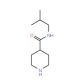 N-isobutylpiperidine-4-carboxamide - chemical structure image