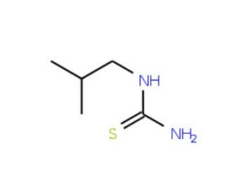 N-isobutylthiourea (CAS 1516-33-2) - chemical structure image