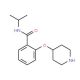 N-Isopropyl-2-(4-piperidinyloxy)benzamide - chemical structure image