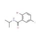 N-Isopropyl 2-bromo-5-fluorobenzamide (CAS 951884-14-3) - chemical structure image