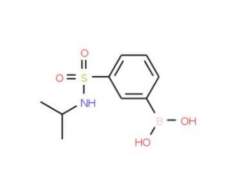 N-Isopropyl 3-boronobenzenesulfonamide (CAS 871329-77-0) - chemical structure image