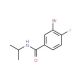 N-Isopropyl 3-bromo-4-fluorobenzamide (CAS 1065073-97-3) - chemical structure image