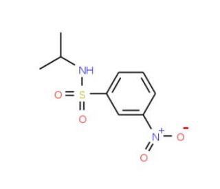 N-Isopropyl 3-nitrobenzenesulfonamide (CAS 28860-10-8) - chemical structure image