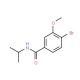 N-Isopropyl 4-bromo-3-methoxybenzamide (CAS 1072944-42-3) - chemical structure image