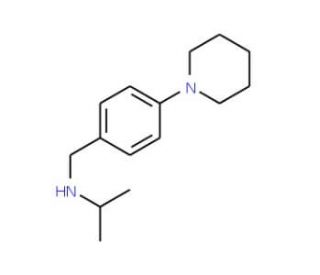 N-Isopropyl-4-piperidin-1-ylbenzylamine (CAS 852180-57-5) - chemical structure image