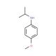 N-Isopropyl-N-(4-methoxyphenyl)amine (CAS 16495-67-3) - chemical structure image