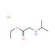 N-Isopropylaminoacetic acid ethyl ester hydrochloride (CAS 3183-23-1) - chemical structure image