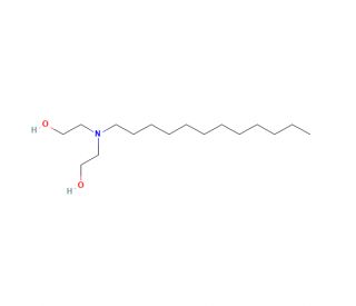 N-Lauryldiethanolamine (CAS 1541-67-9) - chemical structure image
