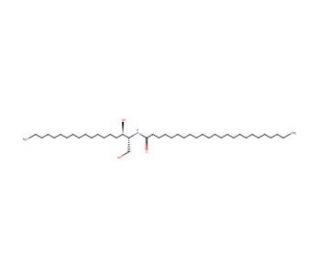 N-Lignoceroyl-DL-dihydrosphingosine (CAS 75196-33-7) - chemical structure image